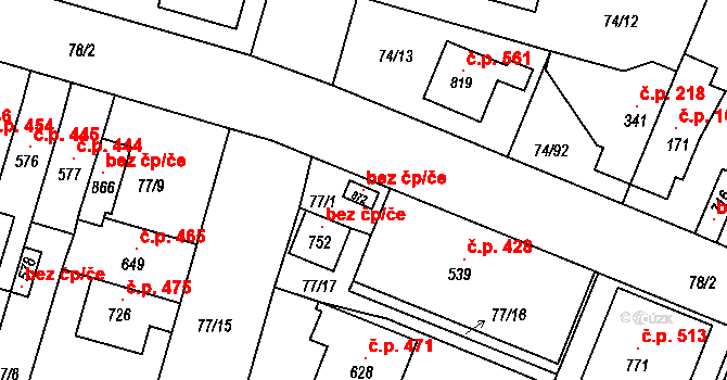 Lysá nad Labem 93684941 na parcele st. 872 v KÚ Litol, Katastrální mapa