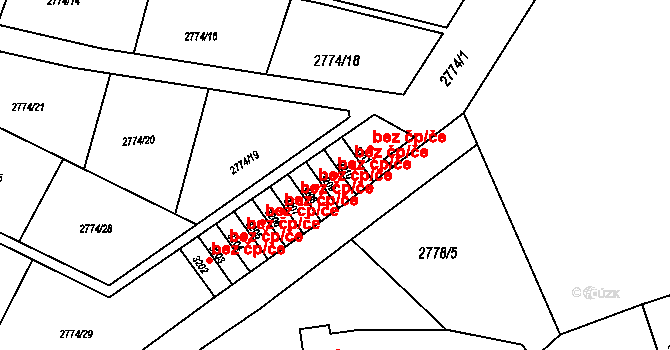 Rožnov pod Radhoštěm 45644942 na parcele st. 3209 v KÚ Rožnov pod Radhoštěm, Katastrální mapa