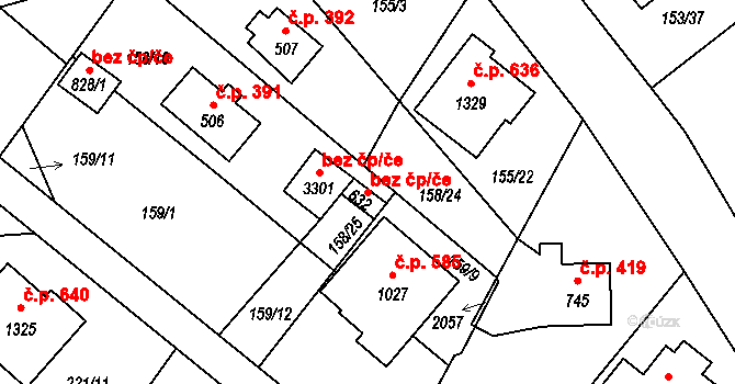 Mariánské Lázně 38785943 na parcele st. 632 v KÚ Úšovice, Katastrální mapa