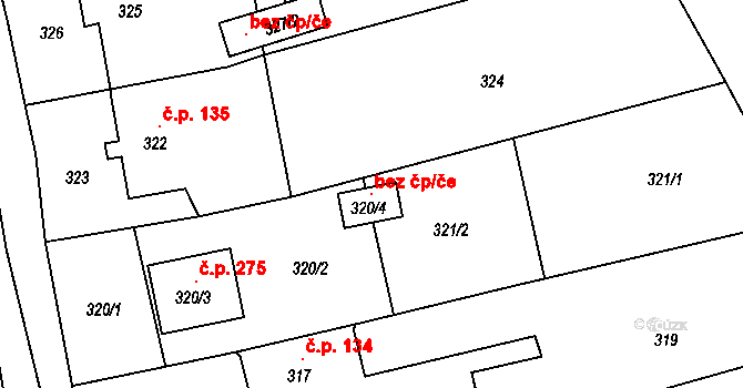 Rýmařov 121609944 na parcele st. 320/4 v KÚ Janušov, Katastrální mapa
