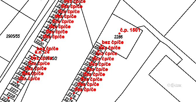 Duchcov 41888944 na parcele st. 2284 v KÚ Duchcov, Katastrální mapa