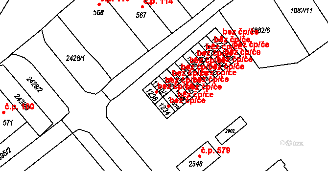 Týn nad Vltavou 42872944 na parcele st. 1110/1 v KÚ Týn nad Vltavou, Katastrální mapa