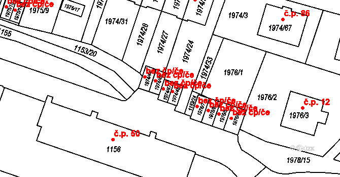 Vimperk 43184944 na parcele st. 1974/47 v KÚ Vimperk, Katastrální mapa