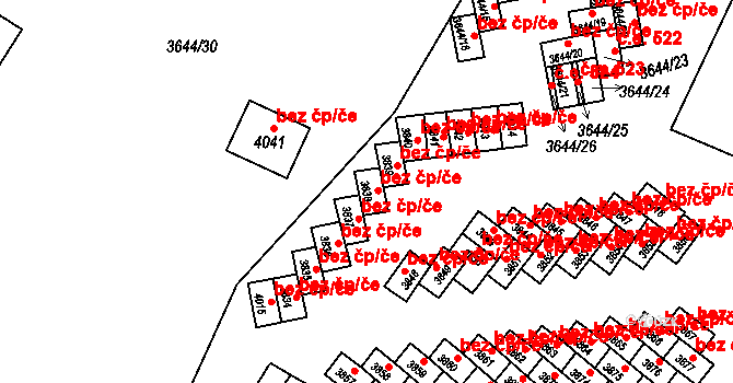 Tachov 44081944 na parcele st. 3838 v KÚ Tachov, Katastrální mapa