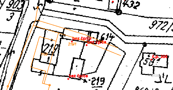 Kašava 87197944 na parcele st. 614 v KÚ Kašava, Katastrální mapa