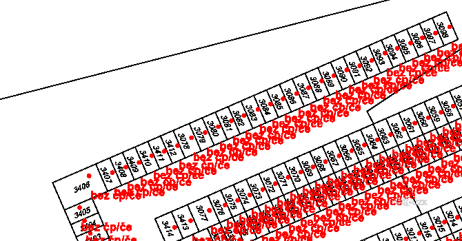 Šumperk 43939945 na parcele st. 3081 v KÚ Šumperk, Katastrální mapa