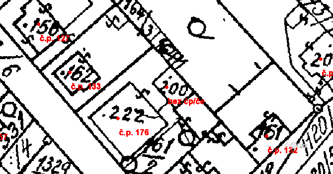 Šebetov 44066945 na parcele st. 200 v KÚ Šebetov, Katastrální mapa