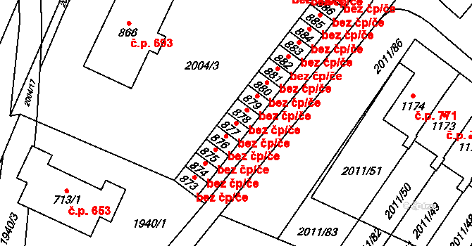 Rtyně v Podkrkonoší 49112945 na parcele st. 877 v KÚ Rtyně v Podkrkonoší, Katastrální mapa