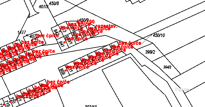 Slavičín 38874946 na parcele st. 935 v KÚ Slavičín, Katastrální mapa