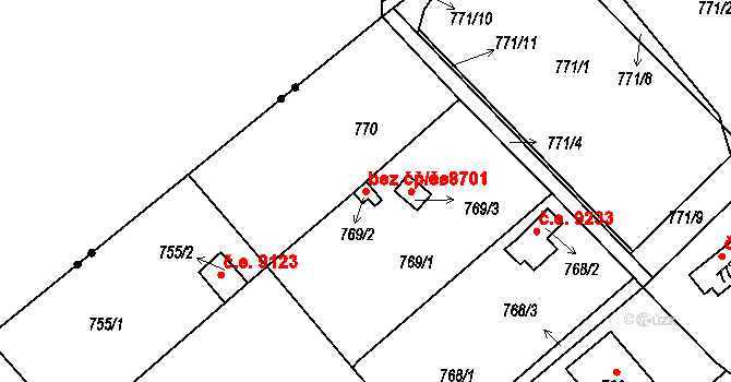 Ústí nad Labem 87926946 na parcele st. 769/2 v KÚ Ústí nad Labem, Katastrální mapa