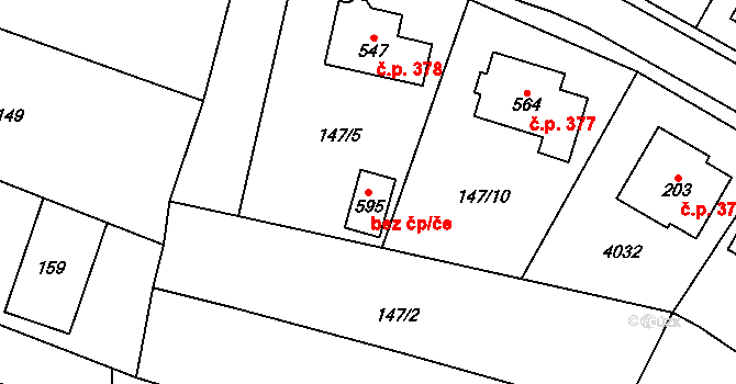 Švábenice 92276946 na parcele st. 595 v KÚ Švábenice, Katastrální mapa