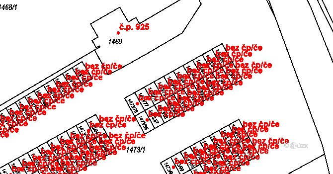 Šluknov 45159947 na parcele st. 1473/79 v KÚ Šluknov, Katastrální mapa