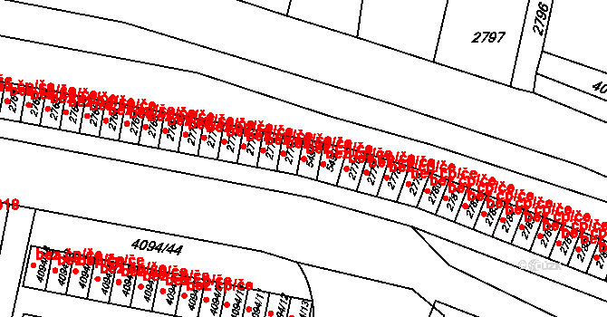 Litoměřice 47613947 na parcele st. 5498 v KÚ Litoměřice, Katastrální mapa