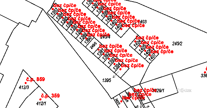 Hostinné 48527947 na parcele st. 1392 v KÚ Hostinné, Katastrální mapa