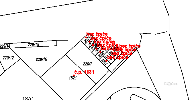 Čáslav 49777947 na parcele st. 2321 v KÚ Čáslav, Katastrální mapa