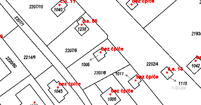 Kardašova Řečice 12, Katastrální mapa