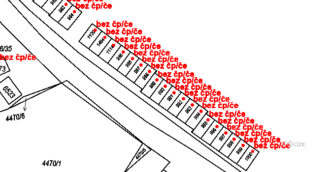 Hrušovany nad Jevišovkou 47465948 na parcele st. 990 v KÚ Hrušovany nad Jevišovkou, Katastrální mapa