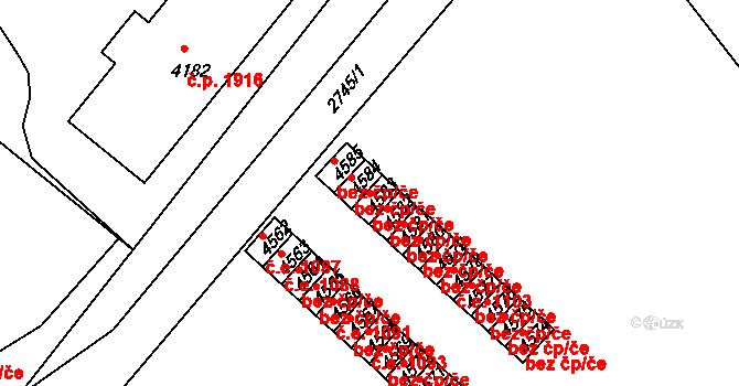 Havlíčkův Brod 43359949 na parcele st. 4583 v KÚ Havlíčkův Brod, Katastrální mapa