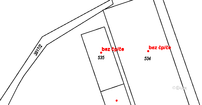 Besednice 79562949 na parcele st. 535 v KÚ Besednice, Katastrální mapa