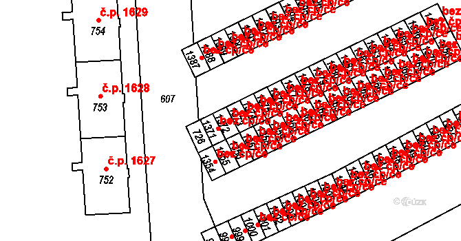 Nový Jičín 40781950 na parcele st. 1372 v KÚ Nový Jičín-Dolní Předměstí, Katastrální mapa