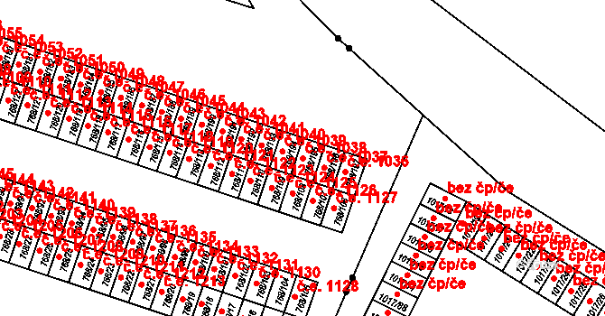 Pudlov 1038, Bohumín na parcele st. 768/195 v KÚ Pudlov, Katastrální mapa