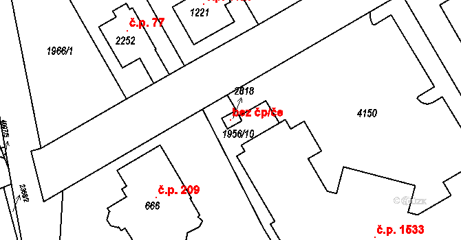 Lomnice nad Popelkou 120435951 na parcele st. 2818 v KÚ Lomnice nad Popelkou, Katastrální mapa