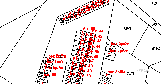 Miřetice u Klášterce nad Ohří 66, Klášterec nad Ohří na parcele st. 681 v KÚ Miřetice u Klášterce nad Ohří, Katastrální mapa