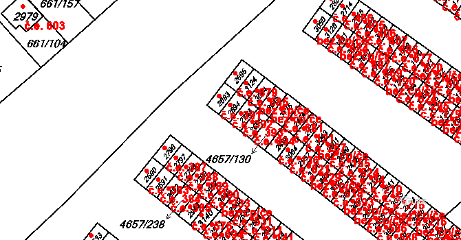 Veselí nad Moravou 392 na parcele st. 2694 v KÚ Veselí-Předměstí, Katastrální mapa