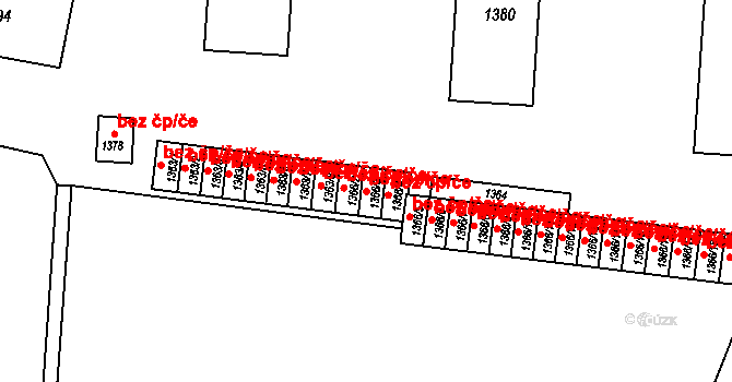 Vrbno pod Pradědem 46321951 na parcele st. 1366/3 v KÚ Vrbno pod Pradědem, Katastrální mapa