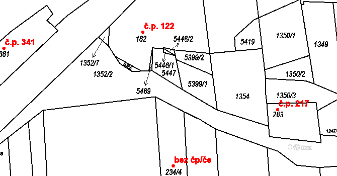 Objekt 47055952, Katastrální mapa