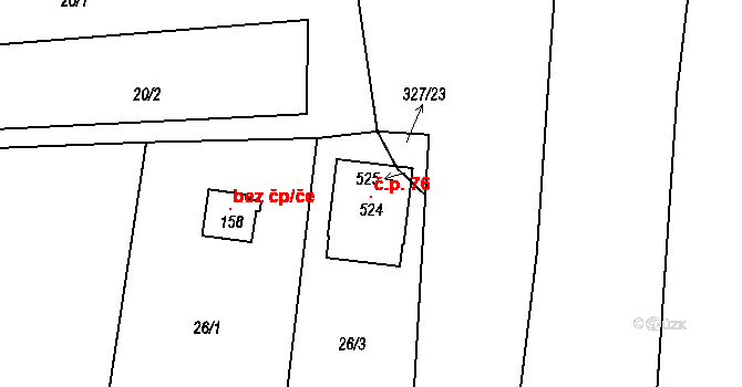 Temešvár 76, Katastrální mapa