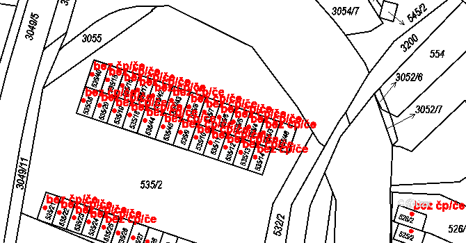 Rychnov nad Kněžnou 38489953 na parcele st. 535/5 v KÚ Rychnov nad Kněžnou, Katastrální mapa