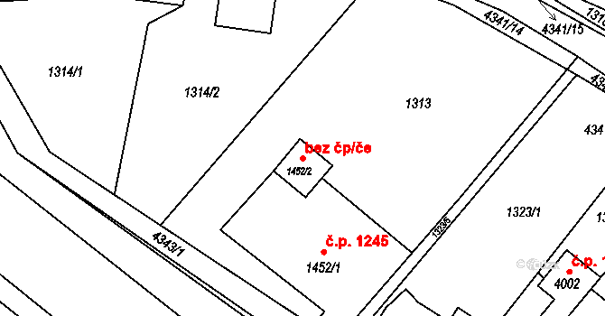 Frenštát pod Radhoštěm 42139953 na parcele st. 1452/2 v KÚ Frenštát pod Radhoštěm, Katastrální mapa