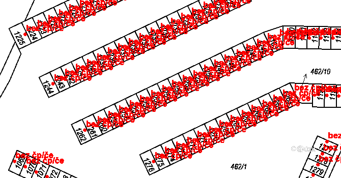 Milevsko 46204954 na parcele st. 1254 v KÚ Milevsko, Katastrální mapa