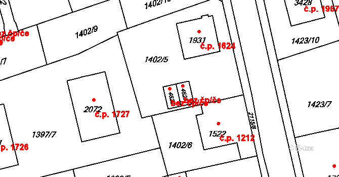 Šumperk 48507954 na parcele st. 4622 v KÚ Šumperk, Katastrální mapa