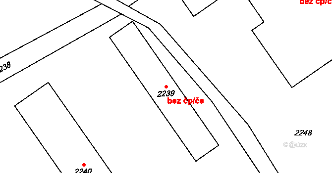 Horní Benešov 46340955 na parcele st. 2239 v KÚ Horní Benešov, Katastrální mapa