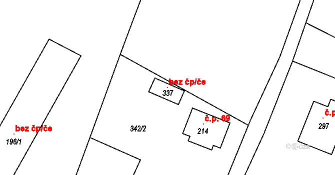 Týniště nad Orlicí 120989956 na parcele st. 337 v KÚ Petrovice nad Orlicí, Katastrální mapa