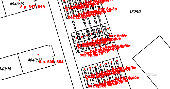 Vysoké Mýto 45538956 na parcele st. 5404/2 v KÚ Vysoké Mýto, Katastrální mapa