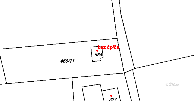 Frýdlant nad Ostravicí 40333957 na parcele st. 564 v KÚ Lubno, Katastrální mapa