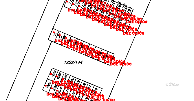 Nětčice 884, Kyjov, Katastrální mapa