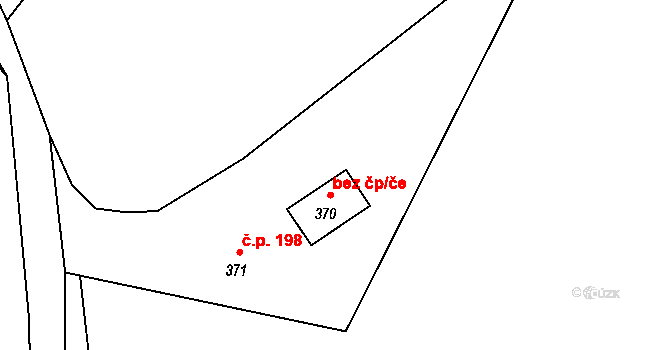 Mořkov 43078958 na parcele st. 370 v KÚ Mořkov, Katastrální mapa