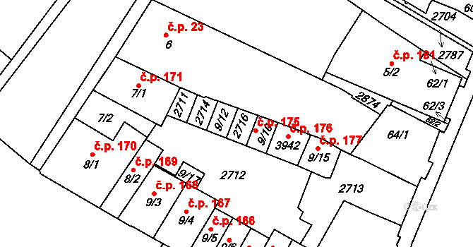 Sušice I 174, Sušice, Katastrální mapa