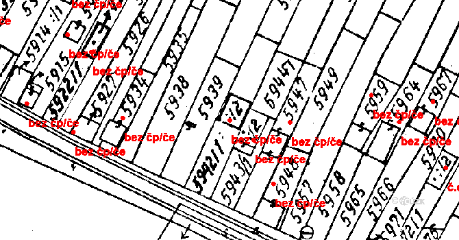 Mutěnice 39888959 na parcele st. 9039 v KÚ Mutěnice, Katastrální mapa
