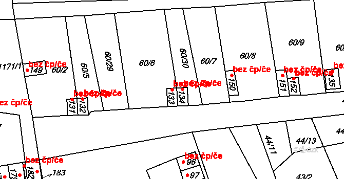 Sytno 44082959 na parcele st. 133 v KÚ Sytno, Katastrální mapa