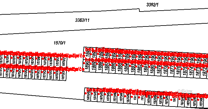 České Budějovice 46883959 na parcele st. 1894 v KÚ České Budějovice 6, Katastrální mapa