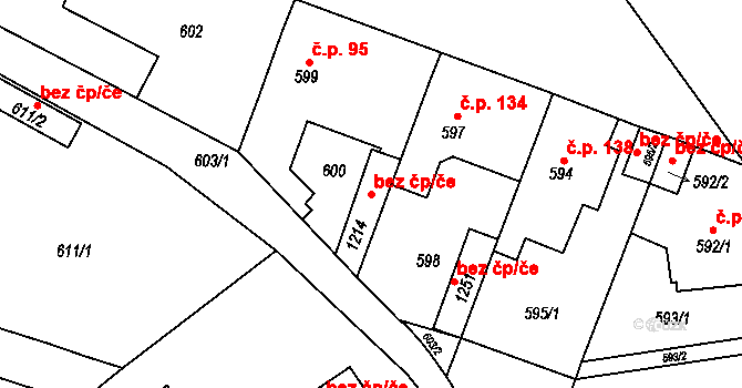 Rynholec 96643960 na parcele st. 1214 v KÚ Rynholec, Katastrální mapa