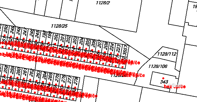 Jindřichův Hradec 41477961 na parcele st. 207 v KÚ Otín u Jindřichova Hradce, Katastrální mapa