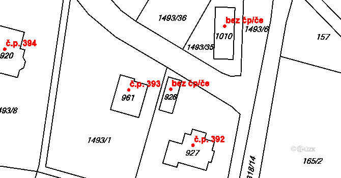 Skalice u České Lípy 42481961 na parcele st. 926 v KÚ Skalice u České Lípy, Katastrální mapa