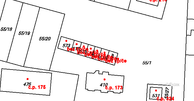 Opatov 44104961 na parcele st. 518 v KÚ Opatov na Moravě, Katastrální mapa