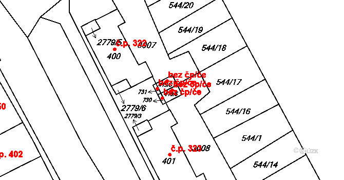 Lázně Kynžvart 44639961 na parcele st. 419/5 v KÚ Lázně Kynžvart, Katastrální mapa